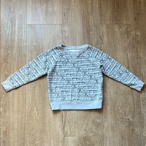 Champion Boys Gray Patterned Sweatshirt Size 6